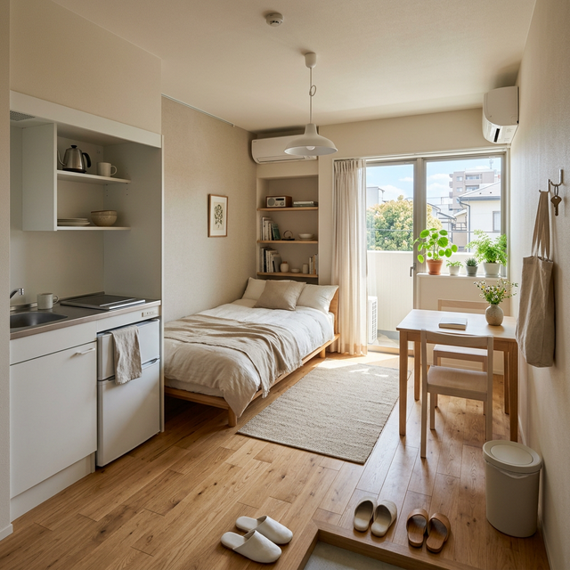 日当たり良好で清潔なワンルーム